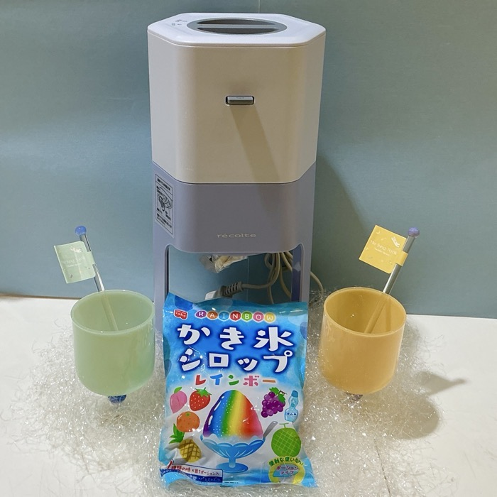 かき氷器で楽しむ夏のおやつ