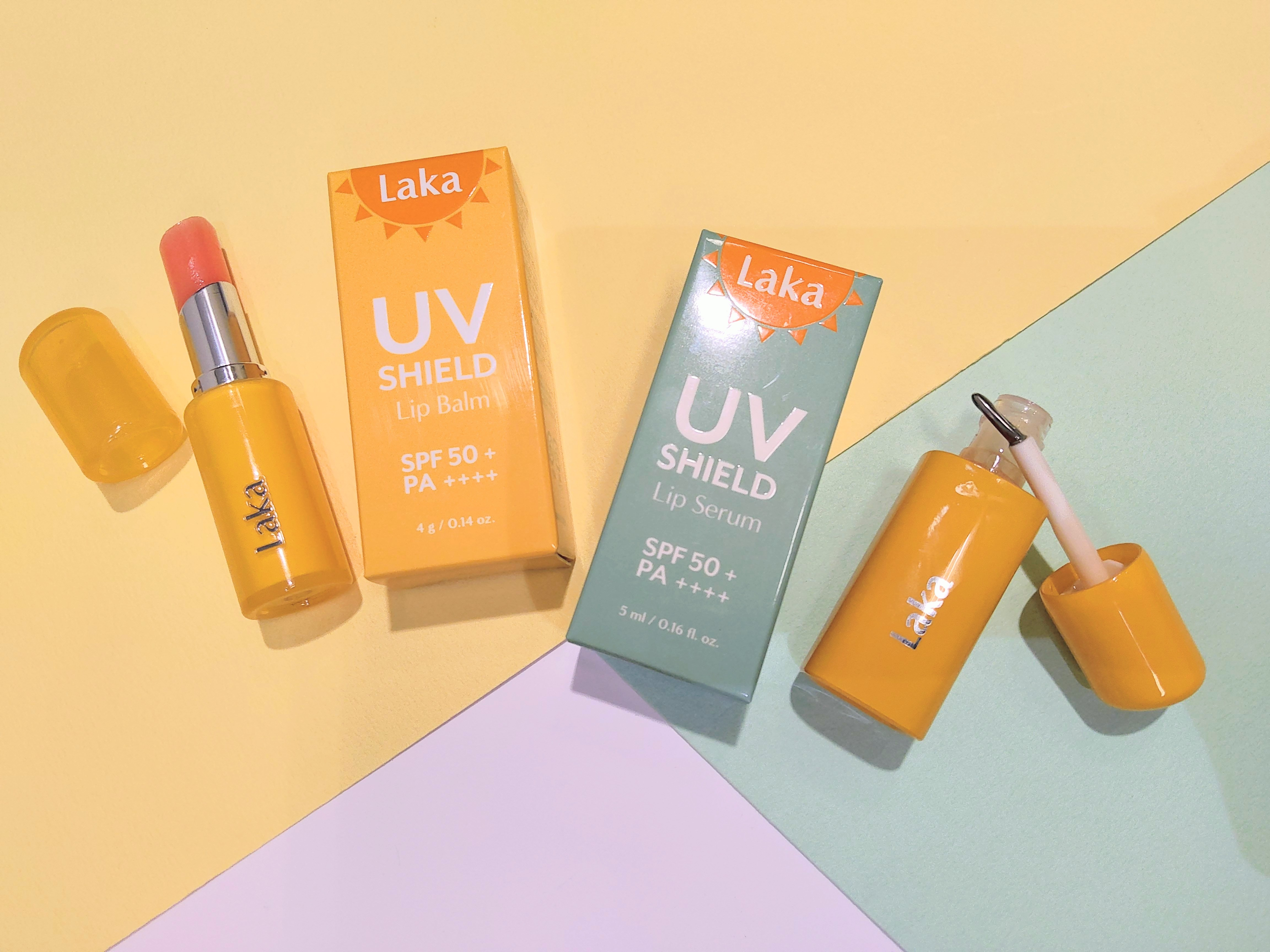 LAKA UVシールドリップバーム&セラム