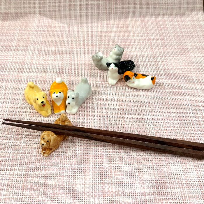 犬派？猫派？思わず集めたくなるキュートな箸置き　
