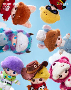 DIMOO WORLD × PIXAR シリーズ ぬいぐるみペンダント