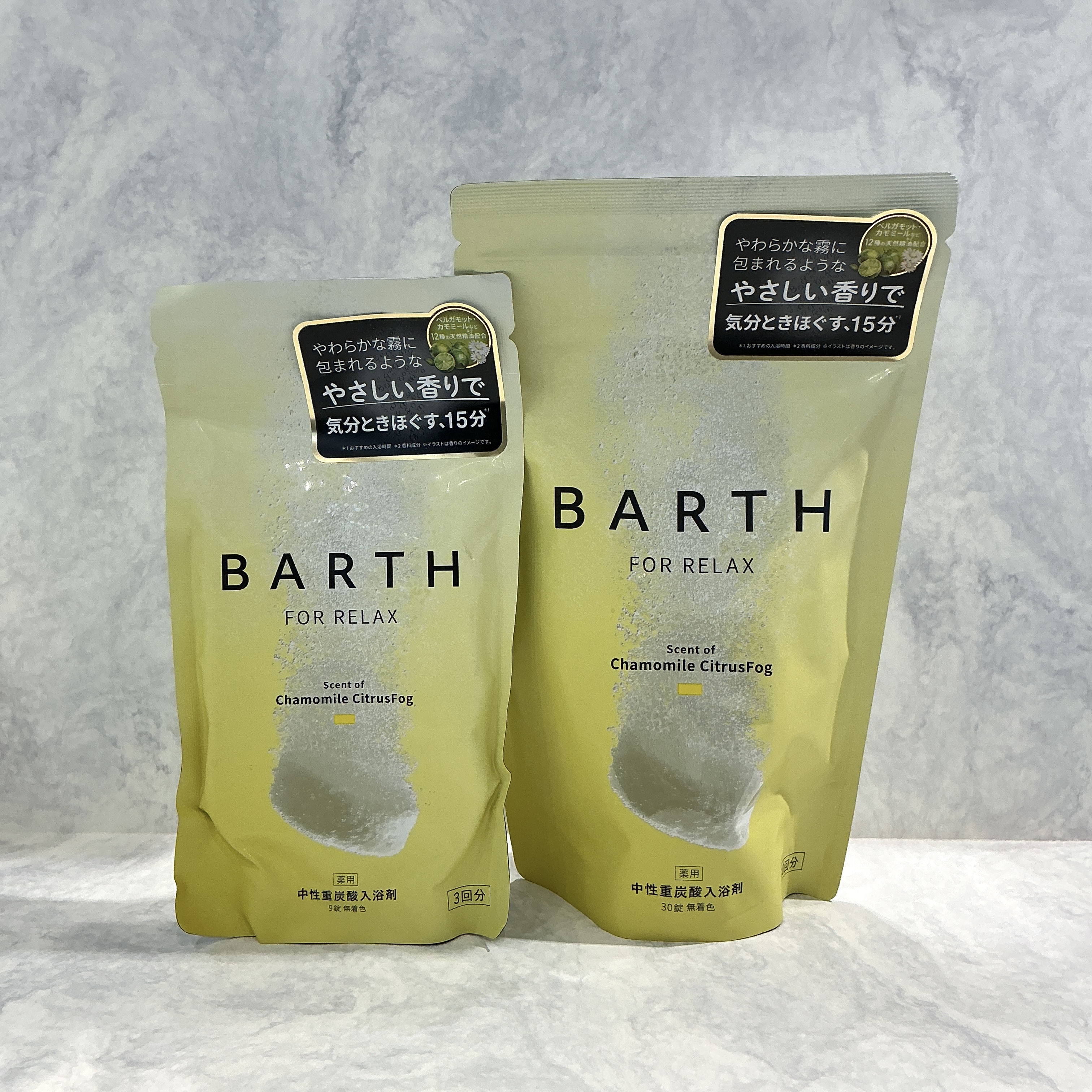 BARTH（バース）中性重炭酸入浴剤 RELAX Chamomile CitrusFog