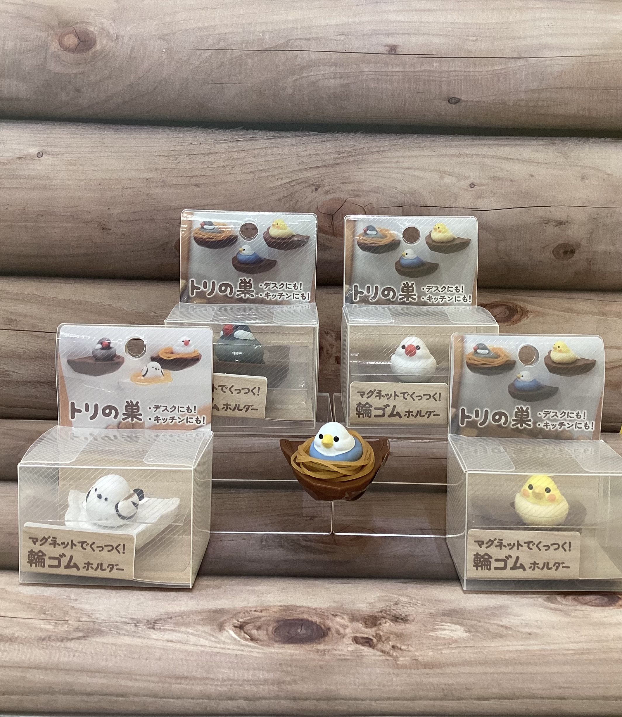 トリの巣輪ゴムホルダー