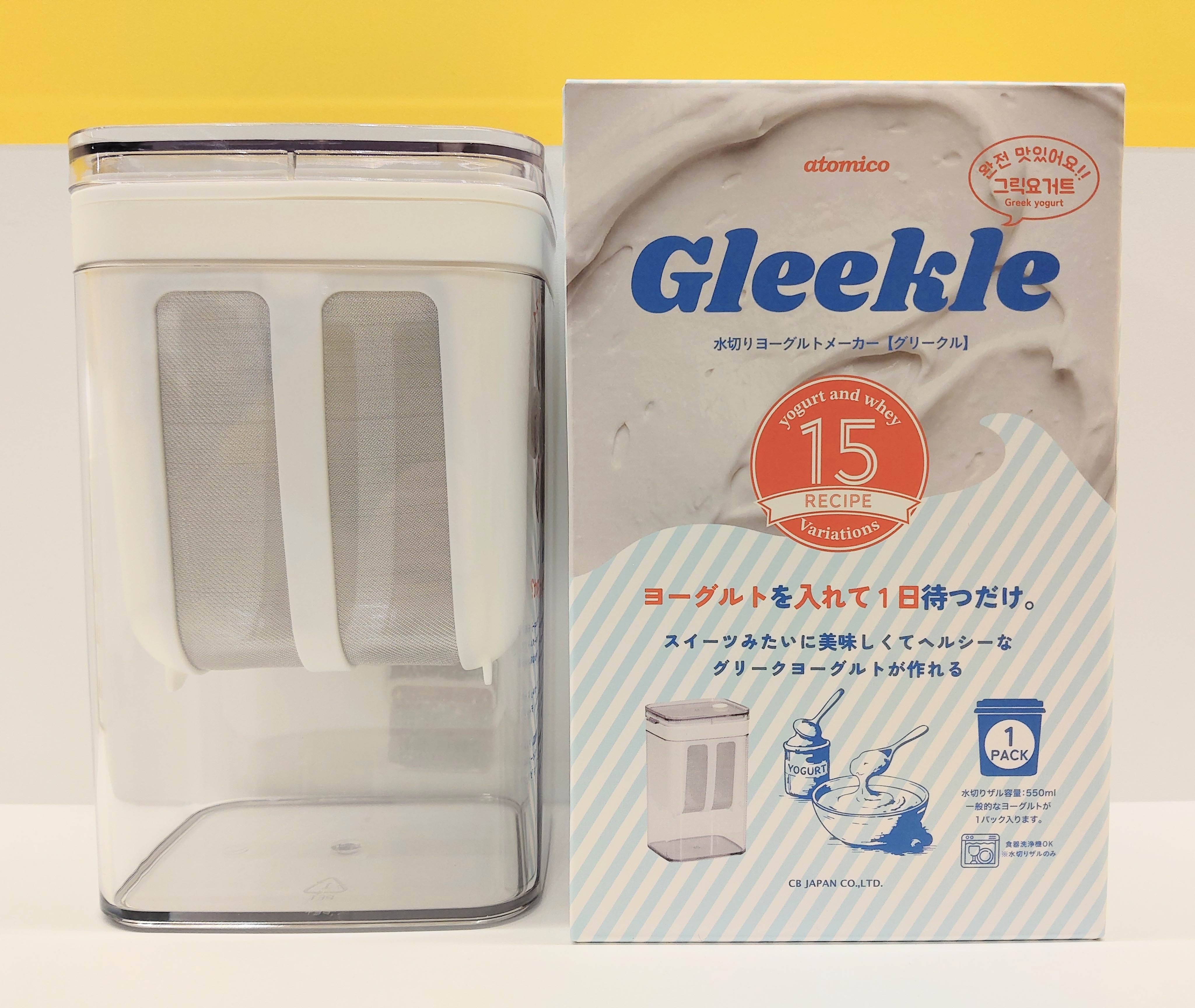 水切りヨーグルトメーカー　グリークル