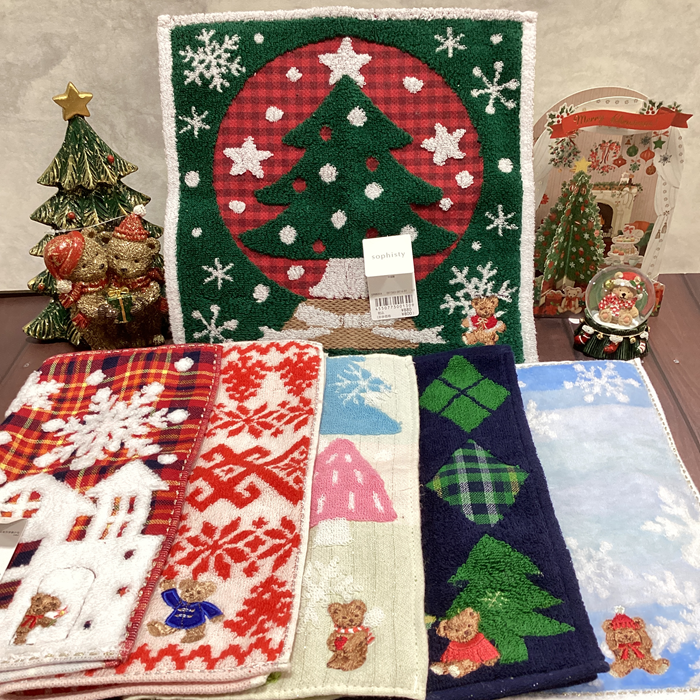 sophistyのクリスマス柄ハンカチ
